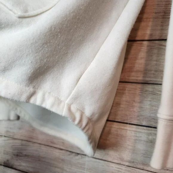 The North Face Half Dome Sweatshirt Hoodie Pullover Size L Ivory Pink Blue Women - Picture 8 of 16